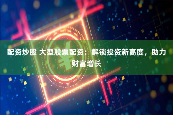 配资炒股 大型股票配资：解锁投资新高度，助力财富增长