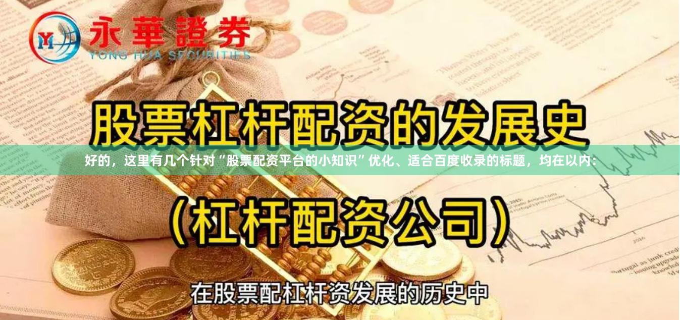 好的，这里有几个针对“股票配资平台的小知识”优化、适合百度收录的标题，均在以内：