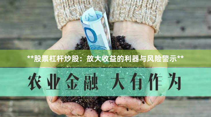 **股票杠杆炒股：放大收益的利器与风险警示**